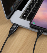 Manhattan Hub USB-C de 3 puertos ultra compacto, 3x USB-A (1x 5 Gbps USB 3.0 + 2x 480 Mbps USB 2.0),