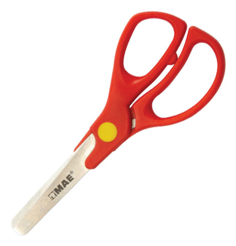 MAE MT-5T tijera de escritorio y manualidades Universal Corte recto Rojo