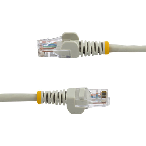 StarTech.com Cable de 2m Gris de Red Fast Ethernet Cat5e RJ45 sin Enganche - Cable Patch Snagless Cables de red 2 m Cat5