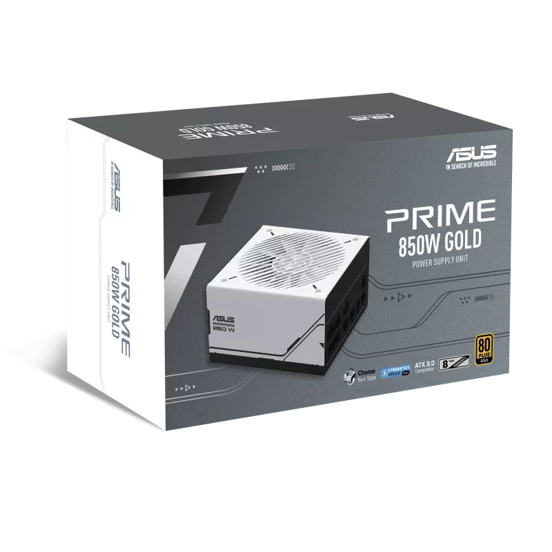 ASUS Prime 850W Gold ( AP-850G ) unidades de fuentes de alimentación 850 W 100 - 240 V Activo 110 W