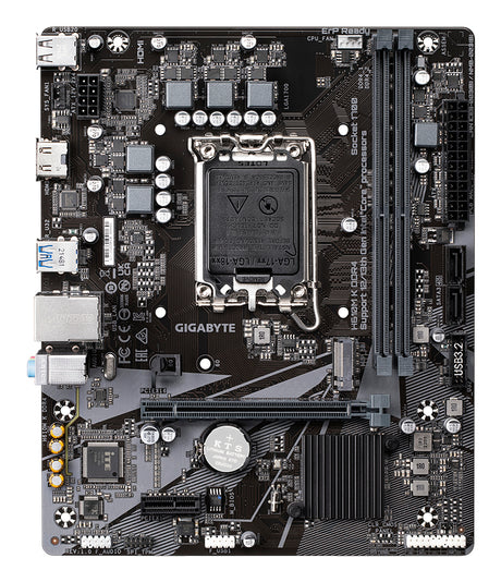 GIGABYTE H610M K DDR4 Placa base - Compatible con procesadores Intel Core 14th Gen CPUs, 3+1+1 Phases Hybrid Power Design, up to 3200MHz DDR4, 1xPCIe 3.0 M.2, GbE LAN, USB 3.2 Gen 1 placas base Intel LGA 1700 1 DDR4-SDRAM