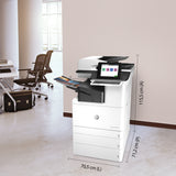 HP Color LaserJet Enterprise Flow LaserJet Enterprise Flow M776zs Inalámbrico Multifunction Color Impresora, Fotocopiadora, escáner; Dúplex Impresora Multifunción Laser WiFi Negro, Blanco