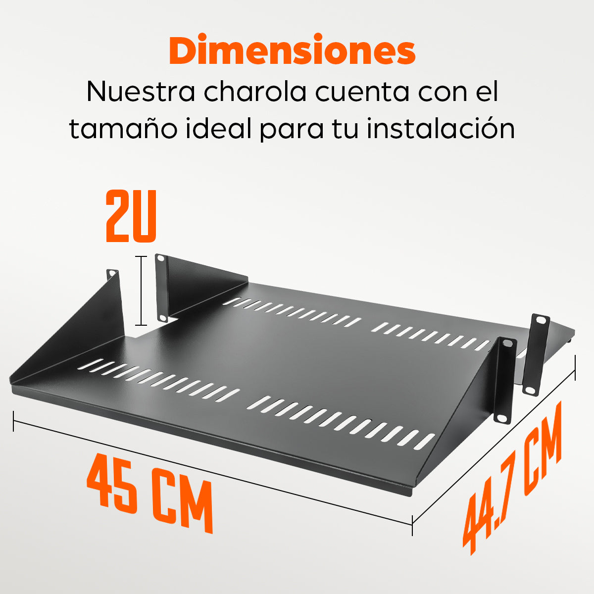 Intellinet 714877 Accesorios para rack Cajón metálico para rack Negro 48,3 cm