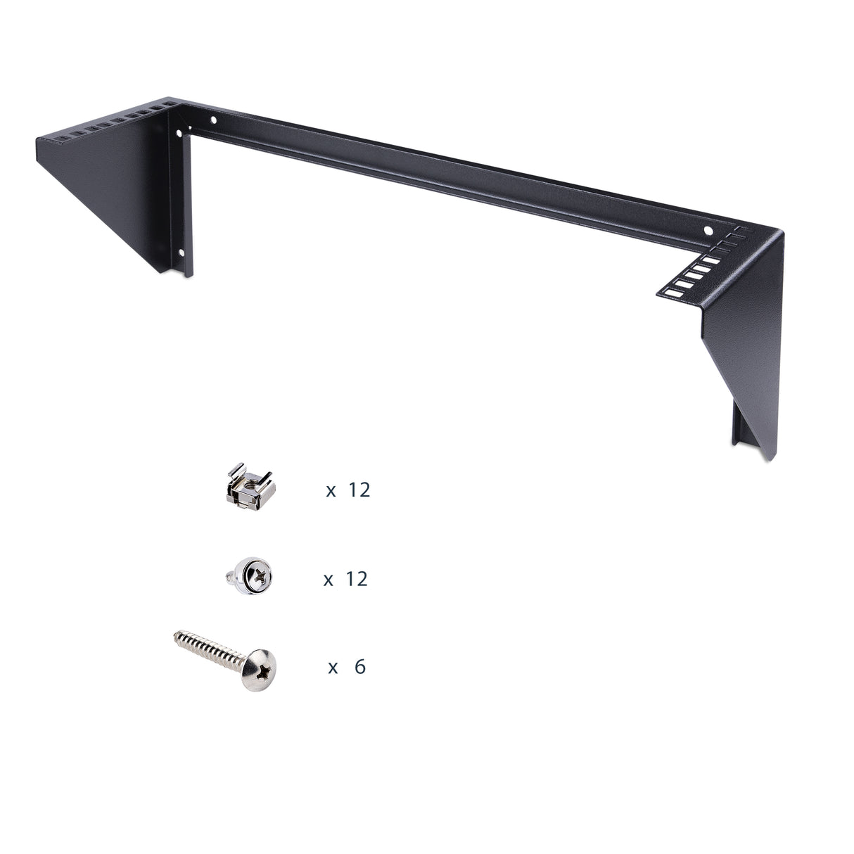 StarTech.com Rack Vertical Fijo Mural 3U de 19 Pulgadas para Servidores - Bracket de Pared para Panel de Parcheo - de Te