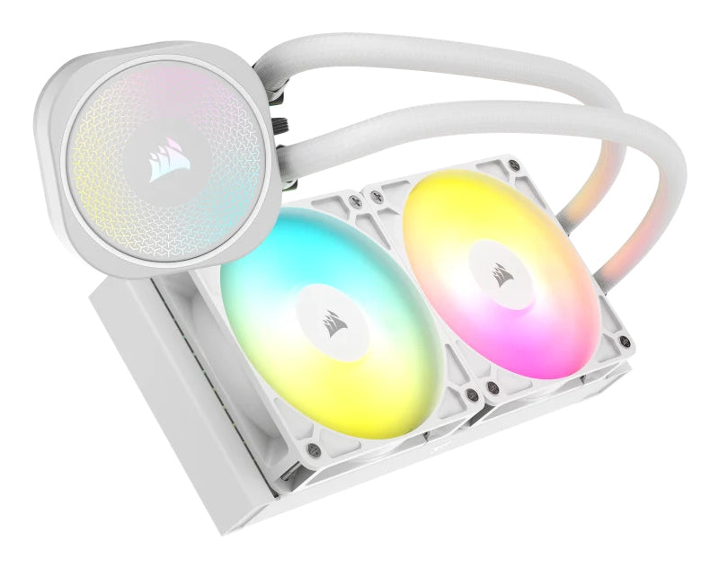 Corsair Nautilus 240 RS ARGB Liquid Procesador Sistema de refrigeración líquida todo en uno Blanco 1