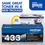 Toner Brother Tn433Bk Negro 4000 Pgs Mfcl8900Cdw