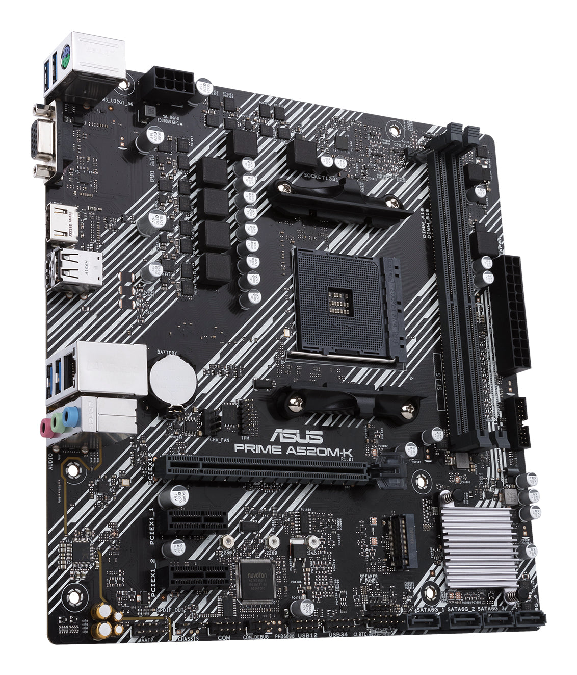 ASUS PRIME A520M-K placas base AMD Zócalo AM4 Zócalo AM4 DDR4-SDRAM
