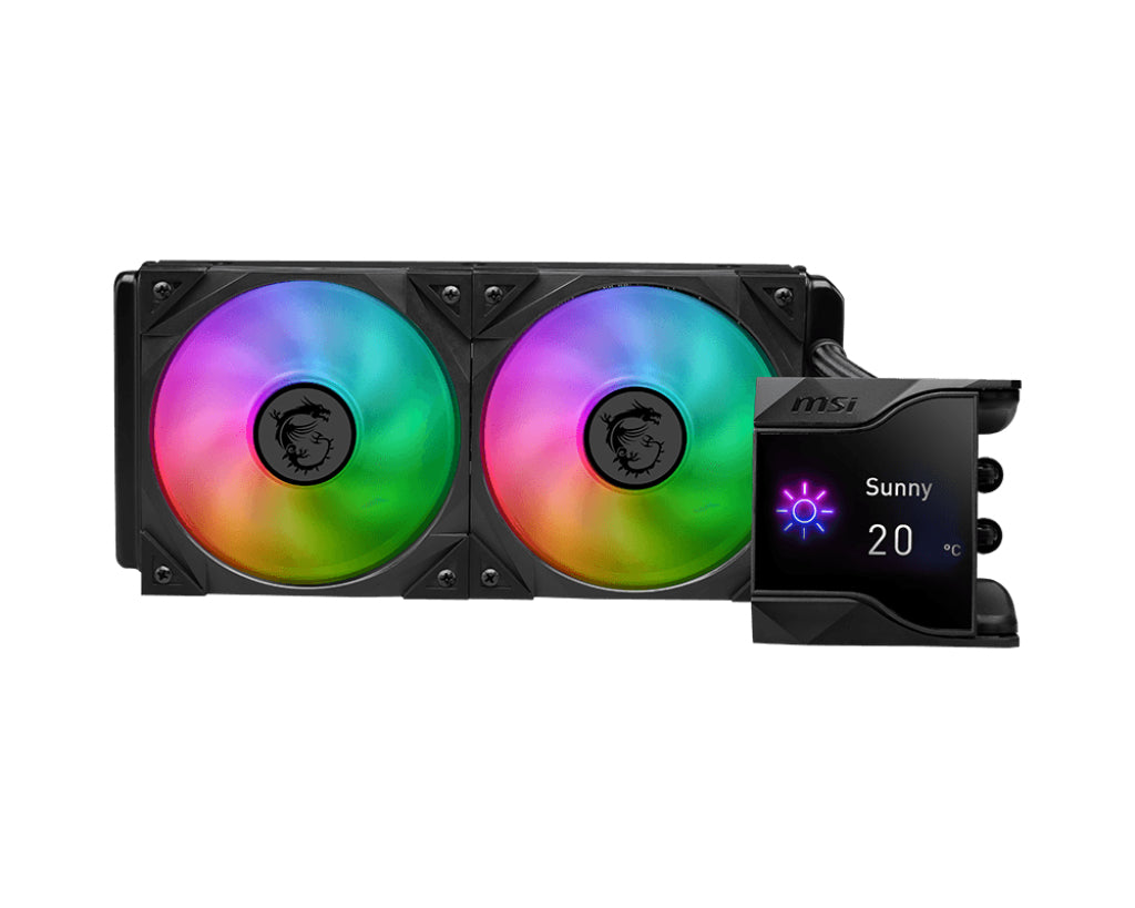 MSI MPG Coreliquid D240 sistemas de refrigeración para ordenadores Procesador Kit de refrigeración líquida 12 mm 77,4 cfm