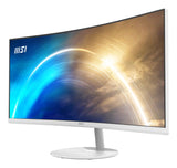 MSI Pro MP341CQW Monitor 86,4 cm (34") 3440 x 1440 Pixeles UltraWide Quad HD Blanco