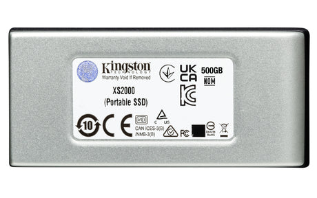 Kingston Technology 1000G SSD portátil XS2000 unidades externas de estado sólido 3D NAND 1 GB 2000 MB/s 2000 MB/s