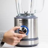 Taurus OPTIMA MAGNUM 1200 licuadora 1.75 L Batidora de mesa 1200 W Plata, Función de pulso, Picahielos