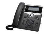 C2G 7821 Teléfonos IP Teléfono IP Negro, Plata Terminal con conexión por cable
