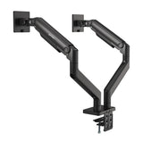Manhattan Soporte doble de sobremesa para TV/monitores (Articulado con muelle), para pantallas de 13" a 45", f