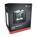 Gabinete Gamer BALAM RUSH Media Torre Tank Majestic 6600 / Max MB ATX / GPU 330 mm / 1x Tipo C 3.0 + 1x USB 3.0 + 1x USB
