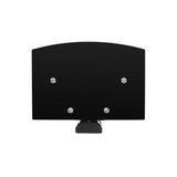 StarTech.com 2B-WALL-MOUNT-SHELF Estantes para equipos av Negro Vidrio 250 mm