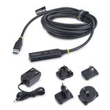 StarTech.com Cable Extensor Alargador USB 3.0 SuperSpeed Activo de 10m - USB A Macho a Hembra - Negro Cable USB 3.2 Gen 