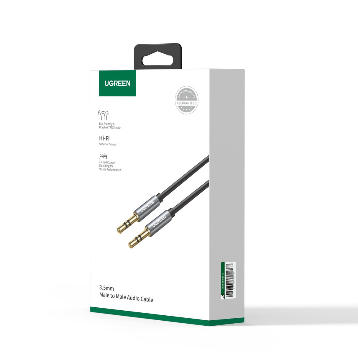 Ugreen 10735 cable de audio 2 m 3,5mm Negro