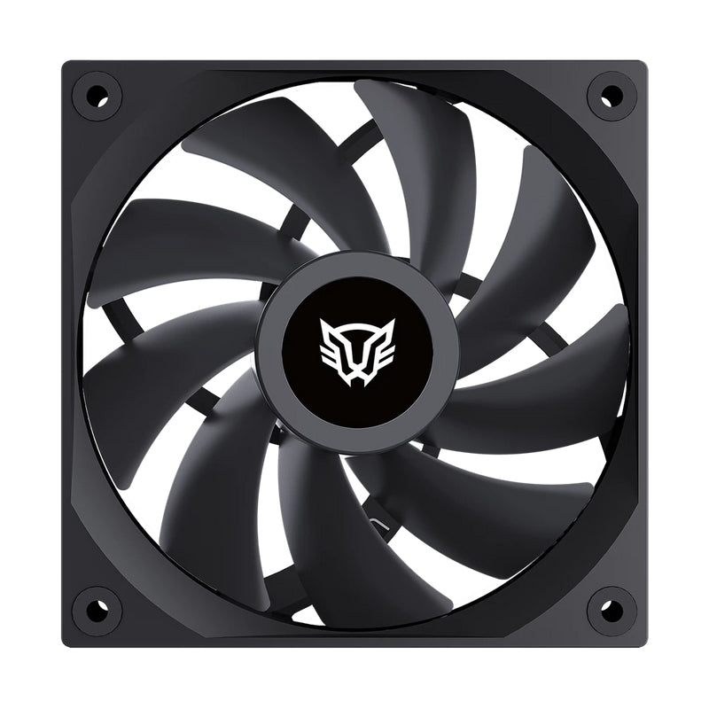 Balam Rush Eolox Glaziar EXG77 Gabinete de la computadora Ventilador 12 cm Negro 1 pieza(s), 0 RPM, 2000 RPM