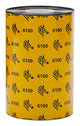06100BK11045 - Zebra 6100 Wax/Resin Cinta Adhesiva 6 pieza(s) Negro Cera Zebra