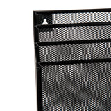 Clasificador Nextep Malla Metálica 3 Niveles Grande Caja Blanco-Negro - Ne-176