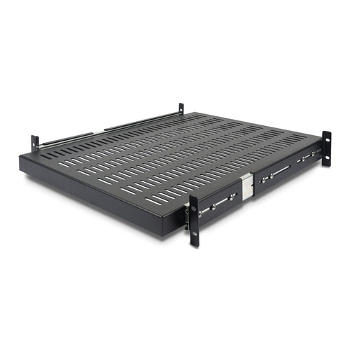 StarTech.com Estante Bandeja Deslizante Perforada Telescópica para Armario Rack de Profundidad Ajustable - 2U 22.7kg Acc