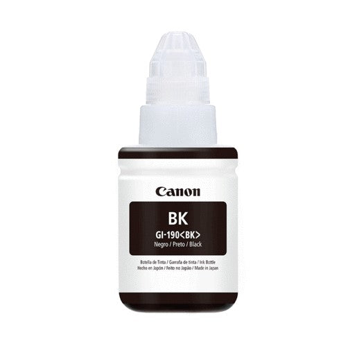 Canon Cartucho Tinta Negro GI-190, Modelo 0667C001AB/AA, 1000 Páginas, Compatible con Impresoras Canon