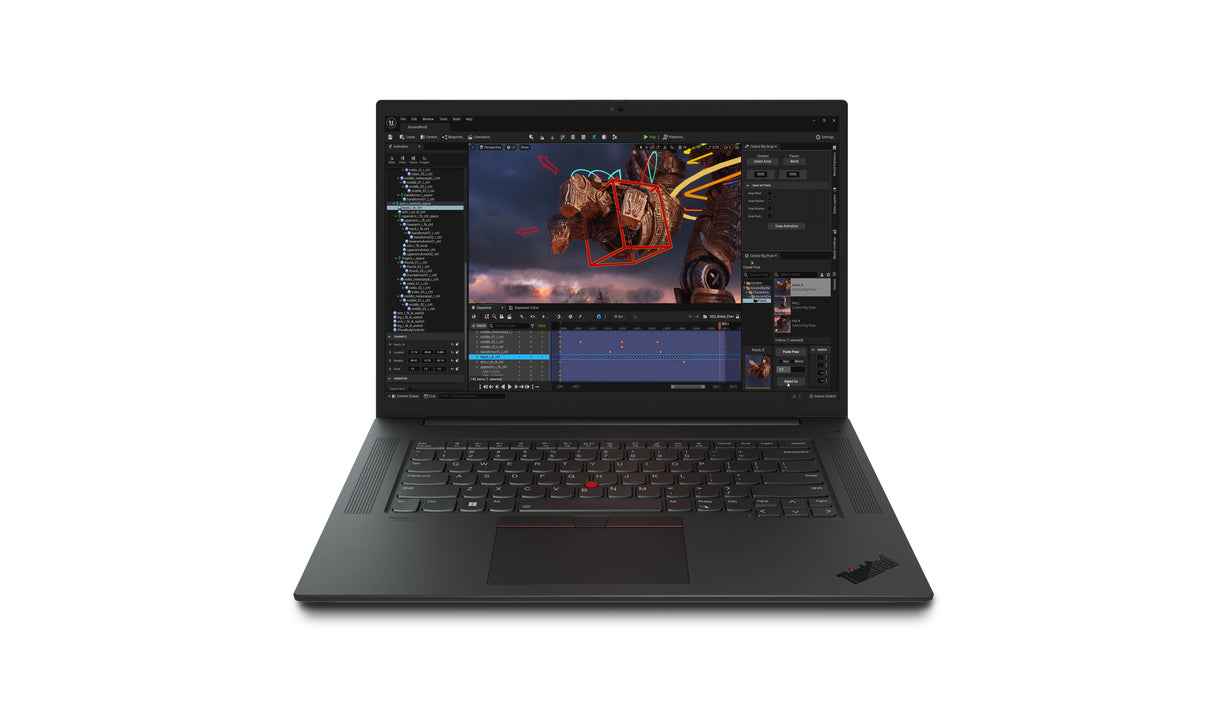 Lenovo ThinkPad P1 Gen 6 Laptop Estación de trabajo móvil Negro Concha 40,6 cm (16")