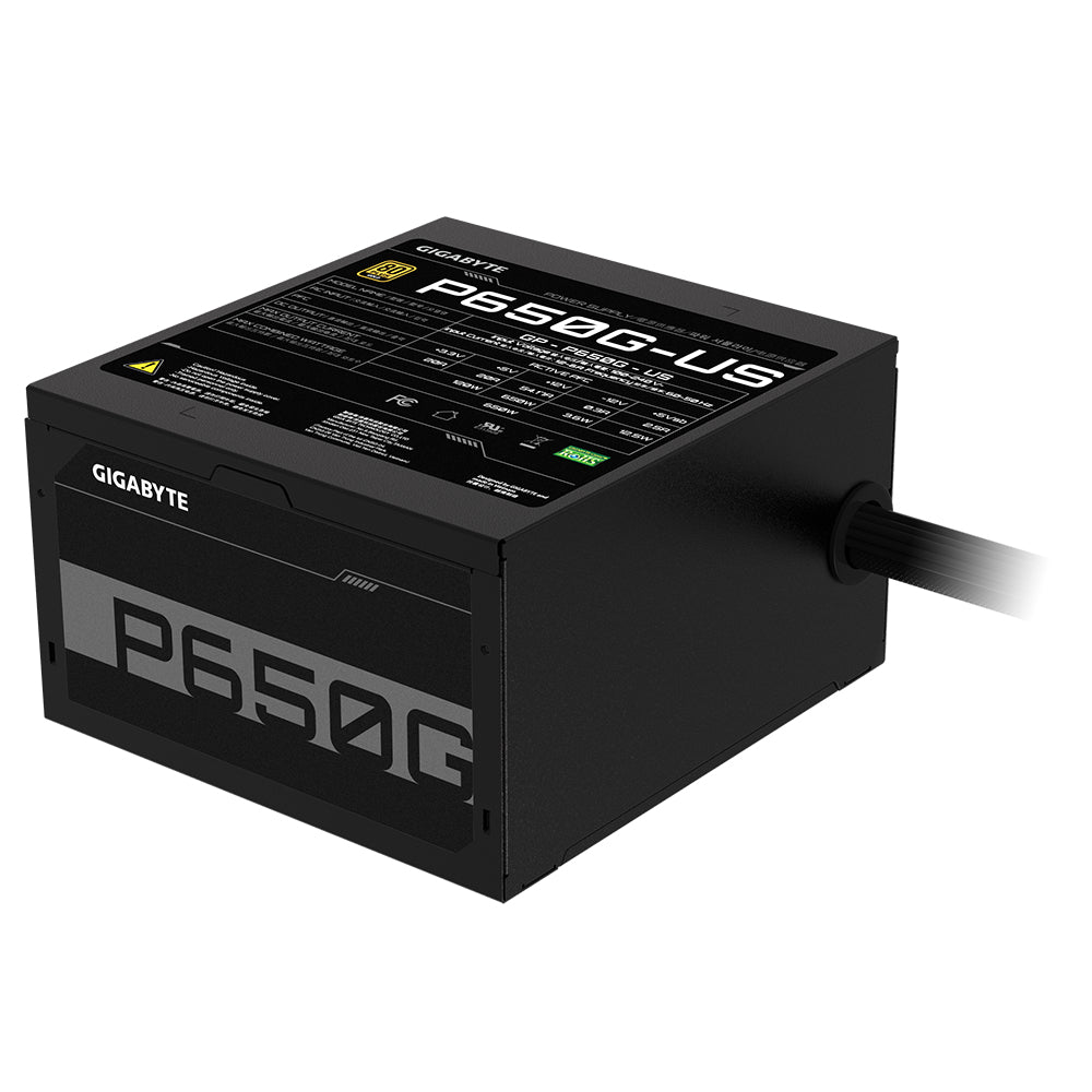 GIGABYTE GP-P650G-US unidades de fuentes de alimentación 650 W 100 - 240 V 12 - 6 A 12 A