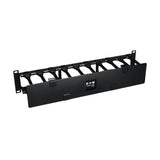 Tripp Lite SRCABLEDUCT2UHD Administrador De Cables Horizontal De 2U De Alta Capacidad (Conducto De Peine Con Tapa De Bis