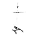 Tripp Lite DMCS1732S Estación de trabajo móvil con soporte para monitor - Para pantallas de 17" a 32", altura ajustable