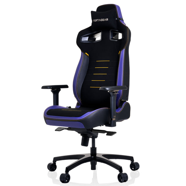 Vertagear VG-PL4800SE_MP silla para oficina o computadora asiento acolchado respaldo acolchado, Negro, Púrpura, Negro