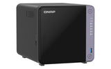 QNAP TS-432X-4G-US Servidor 0 GB SATA, Serial ATA II, Serial ATA III 2.5,3.5 cm (2.5,3.5") Si
