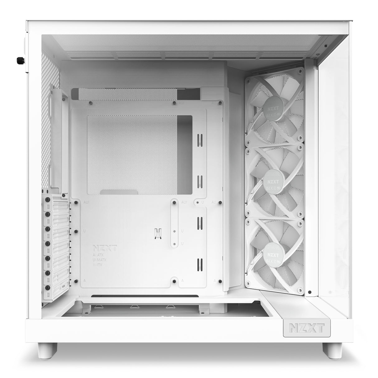NZXT H6 Flow RGB Midi Tower Blanco, ATX, Micro ATX, Mini-ITX, CC-H61FW-R1