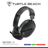 Audífonos Turtle Beach EarForce Recon 70 Diadema Alámbrico 3.5mm Cable 1.2m Multiplataforma (Xbox/Play Station) Negro