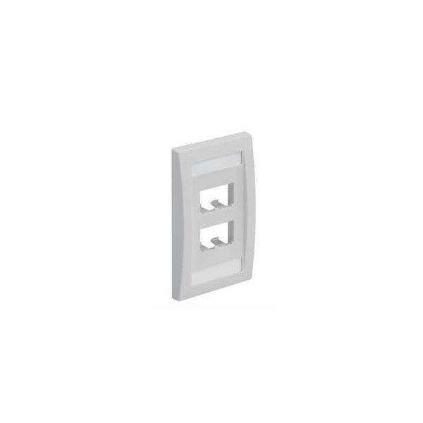 Placa Frontal Panduit 4 Módulos Mini-Com Blanco CFPE4IWY