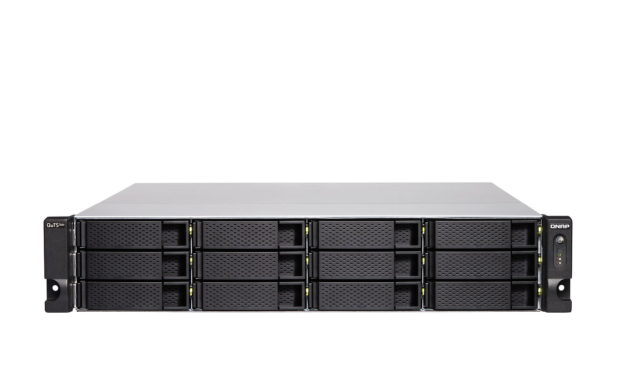 QNAP TS-h1886XU-RP R2 NAS Bastidor (2U) Intel® Xeon® D D-1622 32 GB DDR4 0 TB QuTS hero Negro