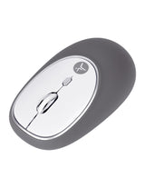 TechZone Jelly-Mate Grey ratón Universal Ambidiestro RF inalámbrico Óptico 1200 DPI, Gris