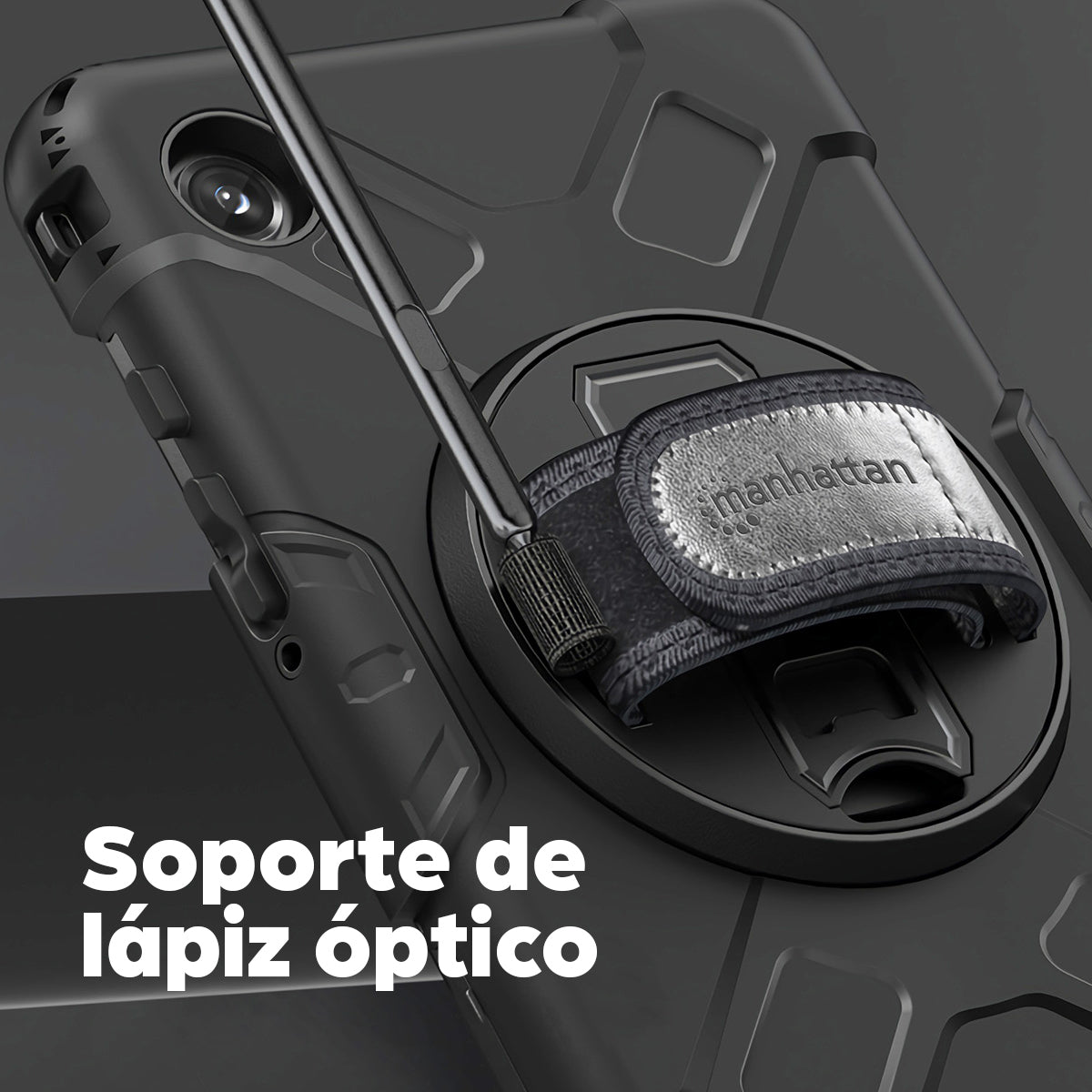 Manhattan 996525 fundas para tablets Samsung Galaxy Tab A9 (8.7") 22,1 cm (8.7") Carcasa rígida Negro