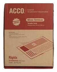 Mica térmica ACCO tamaño carta 10 milési