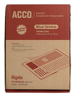 Mica térmica ACCO tamaño carta 10 milési