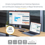 StarTech.com Adaptador Gráfico Externo USB 3.0 a HDMI - UltraHD 4K 30Hz - Certificado DisplayLink - Conversor USB-A a HDMI para Monitor - Tarjeta Gráfica Externa de Vídeo - Mac y Windows adaptadores gráficos usb USB tipo A Macho 3.2 Gen 1 (3.1 Gen 1) Si