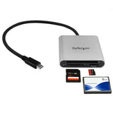 StarTech.com Lector Grabador USB 3.0 de Tarjetas de Memoria SD, Micro SD, CompactFlash - Adaptador USB-C a Tarjetas Flas