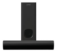 Barra ACTECK de Sonido Dynamic Trim BS465 Subwoofer Alambrico Bluetooth + HDMI + Óptico + 60W + Alimentación 110v Negro 