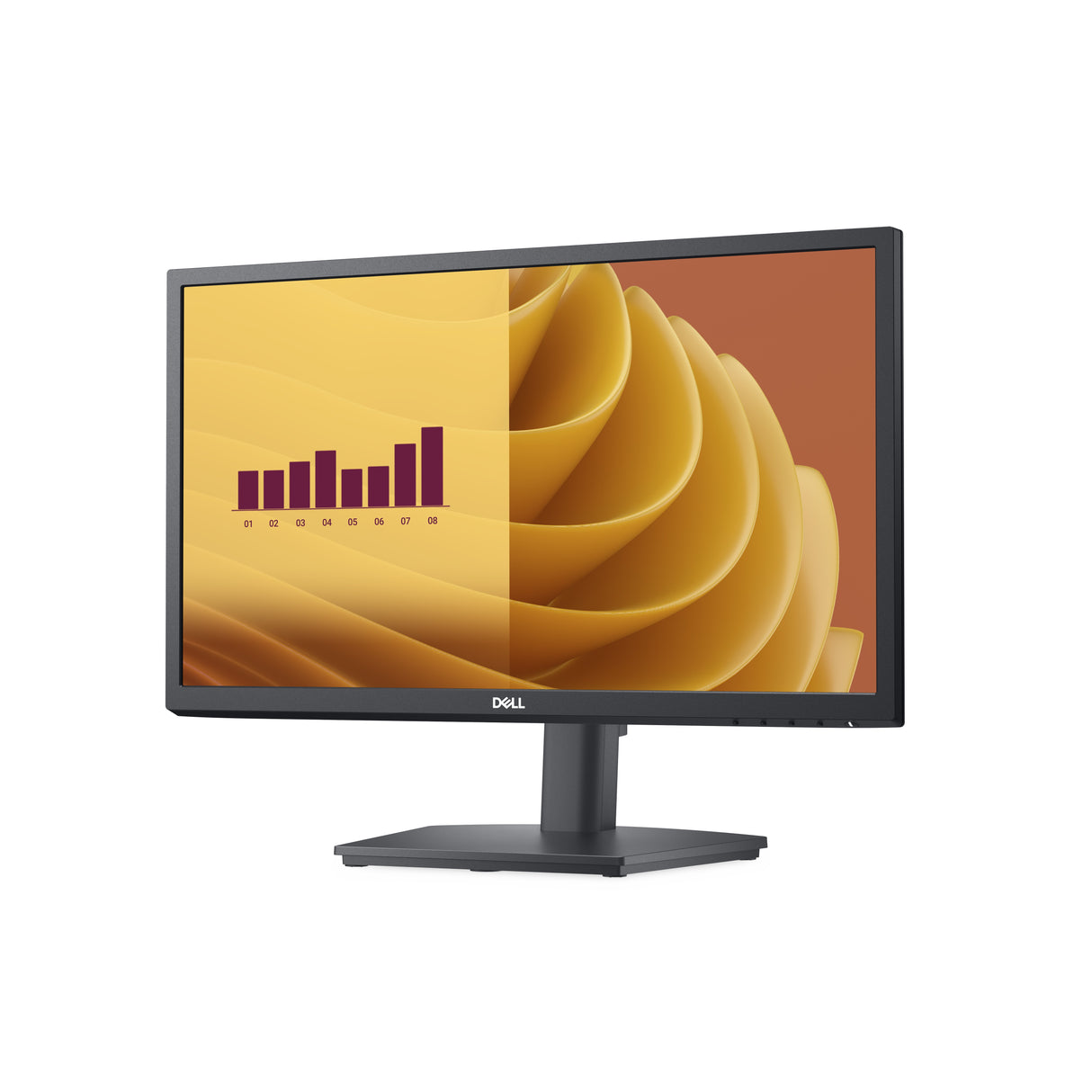 DELL E Series E2225HS Monitor 54,5 cm (21.45") 1920 x 1080 Pixeles Full HD Edge LED Negro