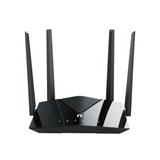 Netis System NX10 router inalámbrico Gigabit Ethernet Doble banda (2,4 GHz / 5 GHz) Negro, Wi-Fi 6 (802.11ax), Router de