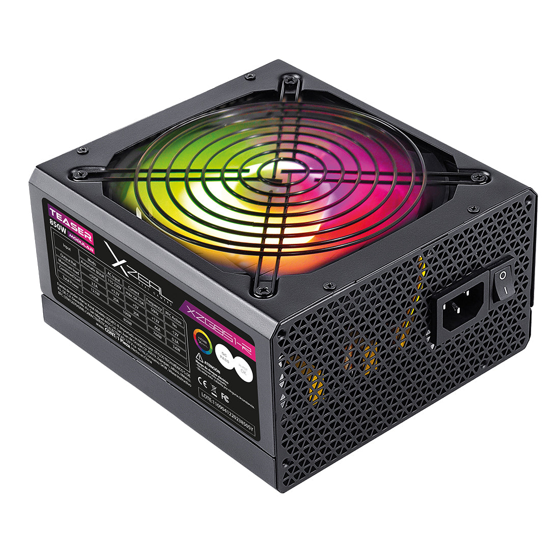 XZEAL XZPS850MB unidad de fuente de alimentación 850 W 20+4 pin ATX Negro