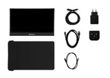 Verbatim 49590 pantalla para PC 35,6 cm (14") 1920 x 1080 Pixeles Full HD LCD Negro