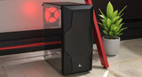 Xtech XT-GMR4 gabinete de computadora Midi Tower Negro, ATX, Micro ATX, SPCC