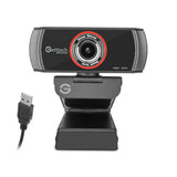 Getttech GPW-FHDMF-G1 cámara web 1920 x 1080 Pixeles USB Negro, Full HD, 30 fps, 720p