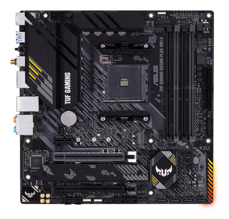 ASUS TUF GAMING B550M-PLUS WIFI II AMD B550 Enchufe AM4 Micro ATX, AMD Ryzen 3000 Series, AMD Ryzen 5000 Series, DDR4-SDRAM